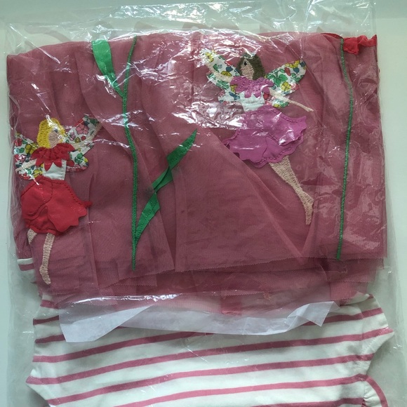 NWT Mini Boden Flower Fairy Tulle Dress - Picture 9 of 10
